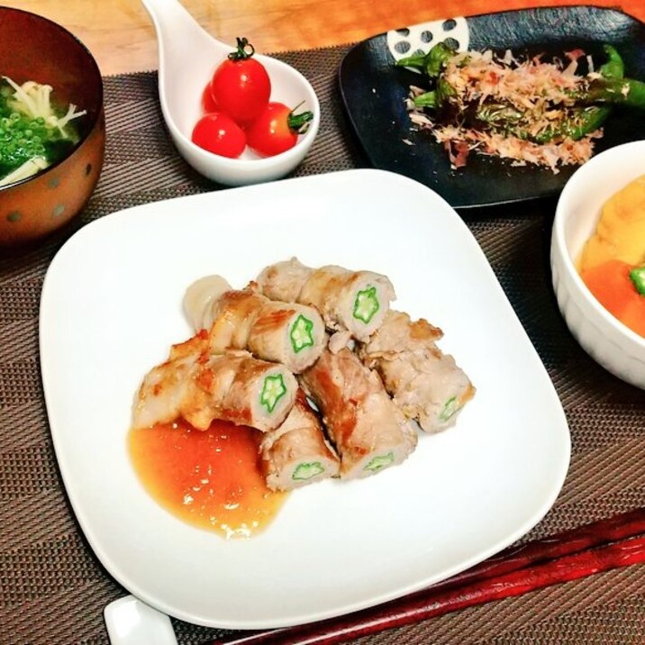 お弁当にもおかずにも オクラの肉巻き レシピ 作り方 By くいしんぼうのにゃにゃ 楽天レシピ お弁当にもおかずにも オクラの肉巻き レシピ 作り方 By くいしんぼうのにゃにゃ 楽天レシピ